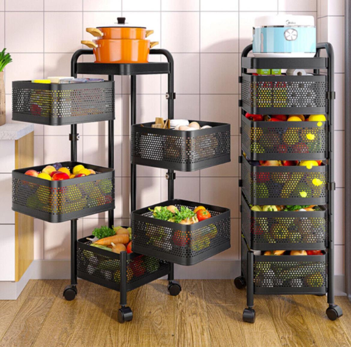 Multi-Tier Rolling Storage Cart