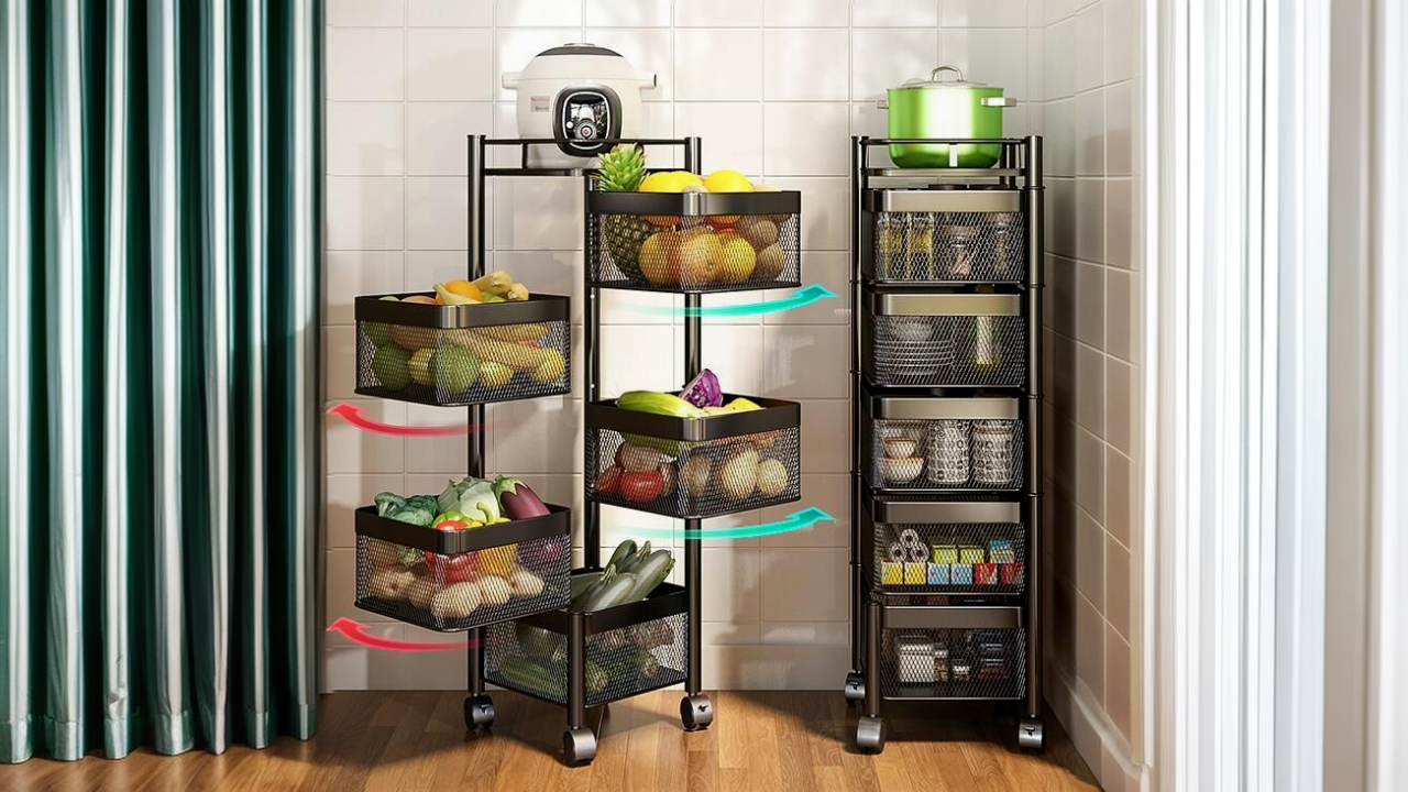 Multi-Tier Rolling Storage Cart