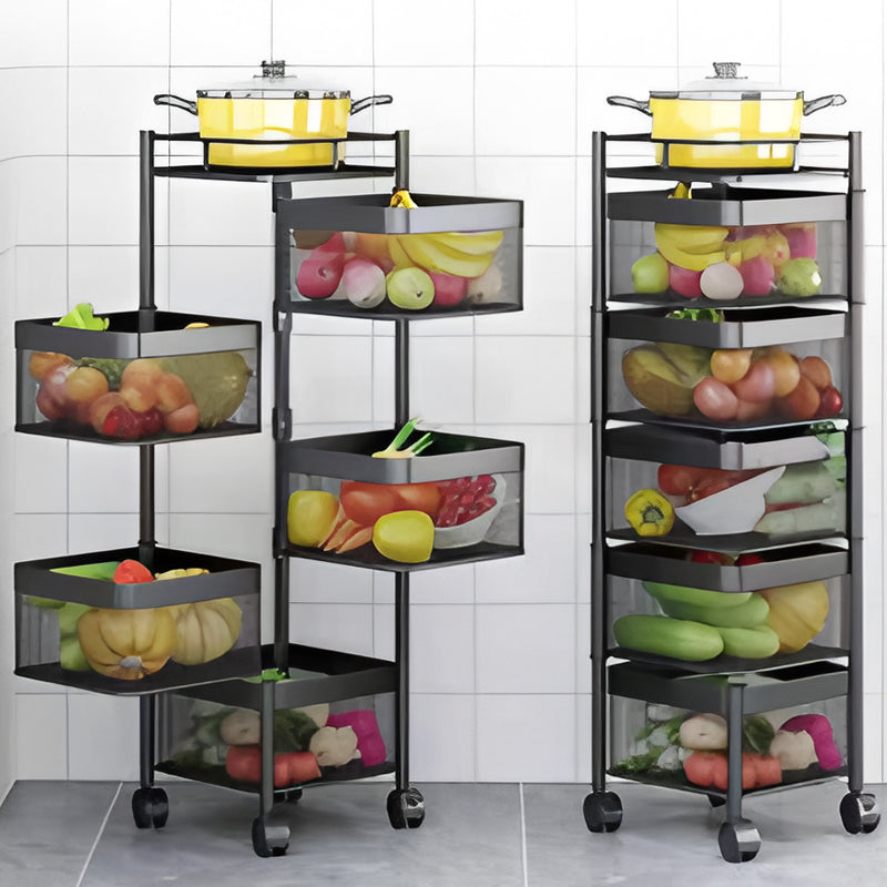 Multi-Tier Rolling Storage Cart