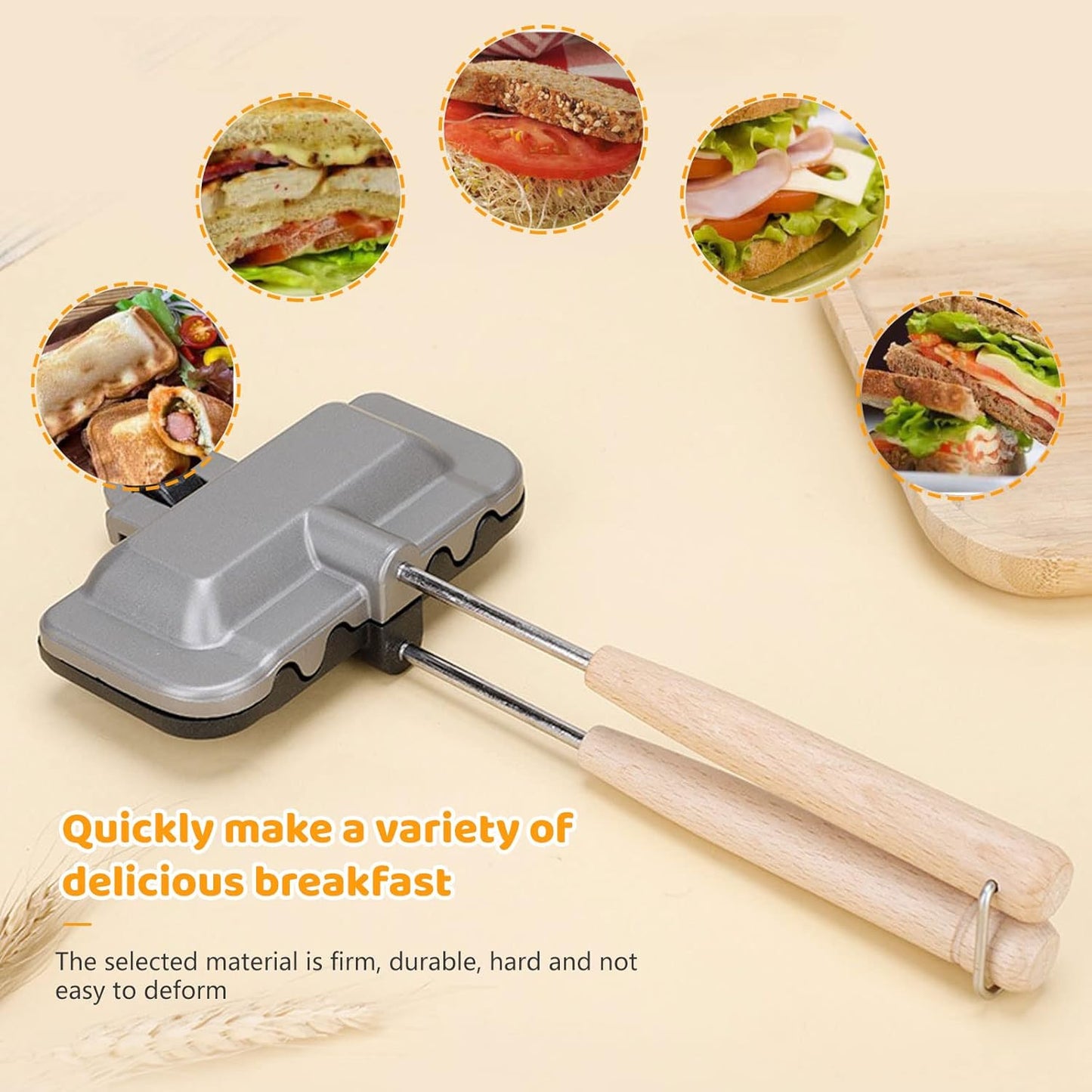 Sandwich Frying Pan Non-Stick