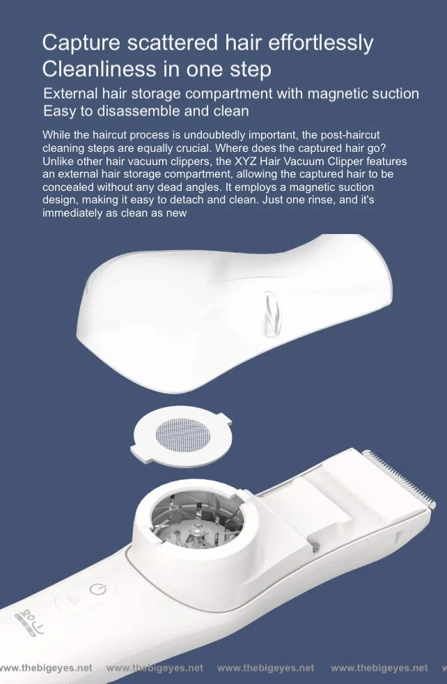 Baby Hair Clipper with Suction