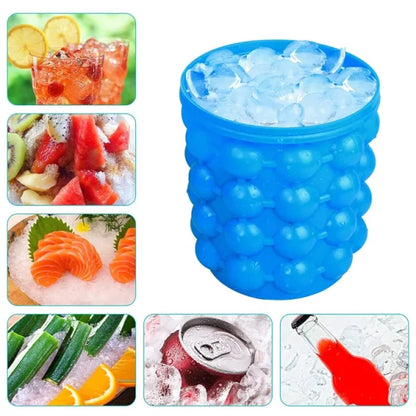 New Magic Ice Cube Maker Ice Bucket
