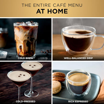 Ninja Luxe Café Premier 3-in-1 Espresso Machine, Drip Coffee, & Rapid Cold Brew