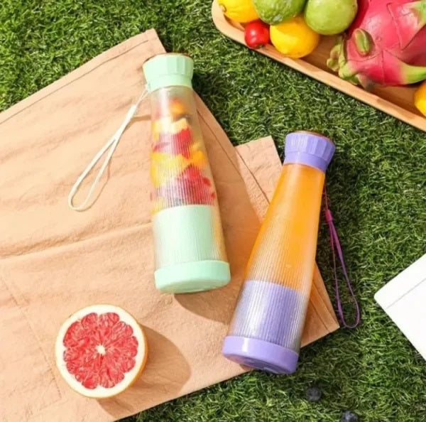 Portable Electric Juicer Blender 6 Blade USB Rechargeable (400ml)