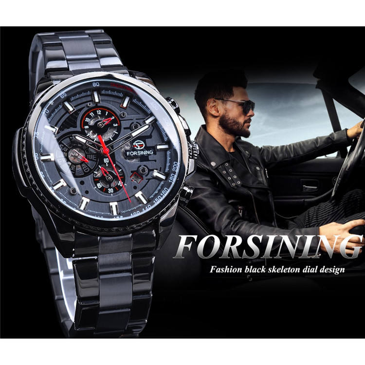 🔥Elegant Mechanical Power Watch | Built for Men Who Move Time ⌚