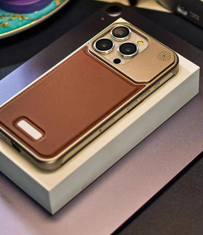 Leather Aromatherapy iPhone Case