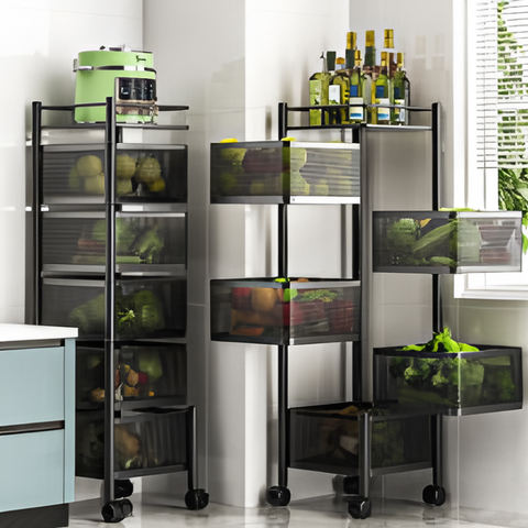 Multi-Tier Rolling Storage Cart