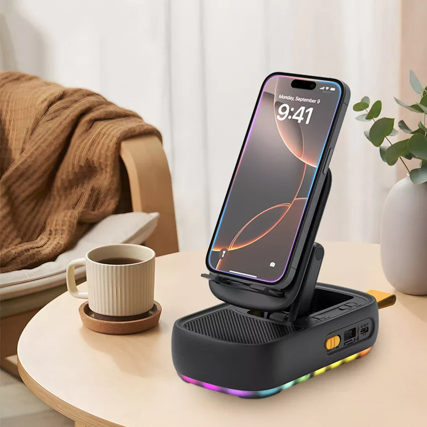 Mobile Holder With Bluetooth Speaker (F15)