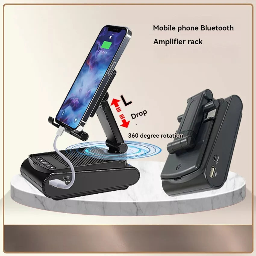 Mobile Holder With Bluetooth Speaker (F15)
