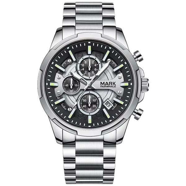 💼Executive Steel Luxury Quartz Watch | Built with Precision. Worn with Purpose🩶