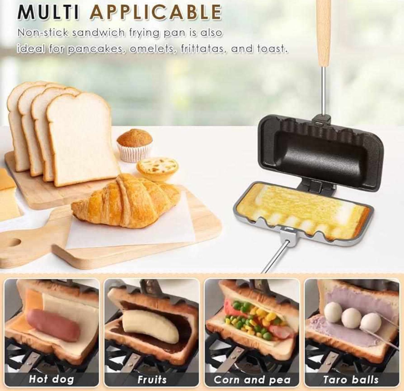 Sandwich Frying Pan Non-Stick