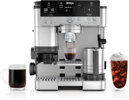 Ninja Luxe Café Premier 3-in-1 Espresso Machine, Drip Coffee, & Rapid Cold Brew