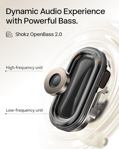 SHOKZ OpenFit 2 Open-Ear Headphones