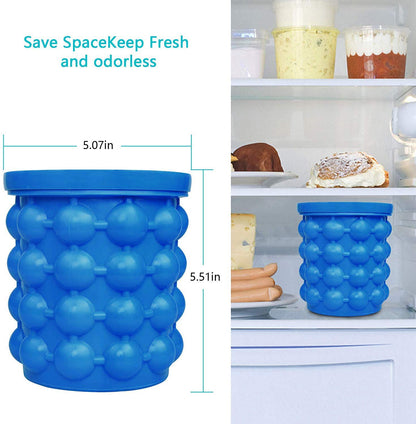 New Magic Ice Cube Maker Ice Bucket