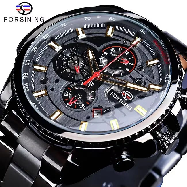 🔥Elegant Mechanical Power Watch | Built for Men Who Move Time ⌚