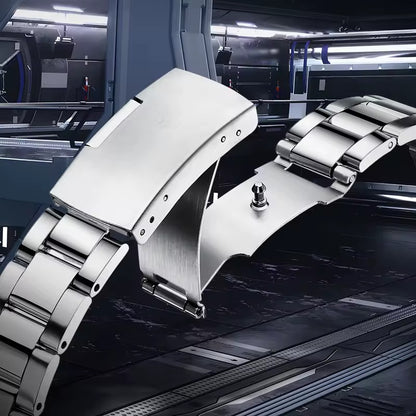 💼Executive Steel Luxury Quartz Watch | Built with Precision. Worn with Purpose🩶