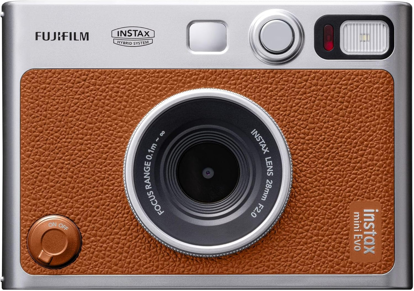Fujifilm instax Mini Evo Hybrid Instant Camera – Brown (KSA Version)